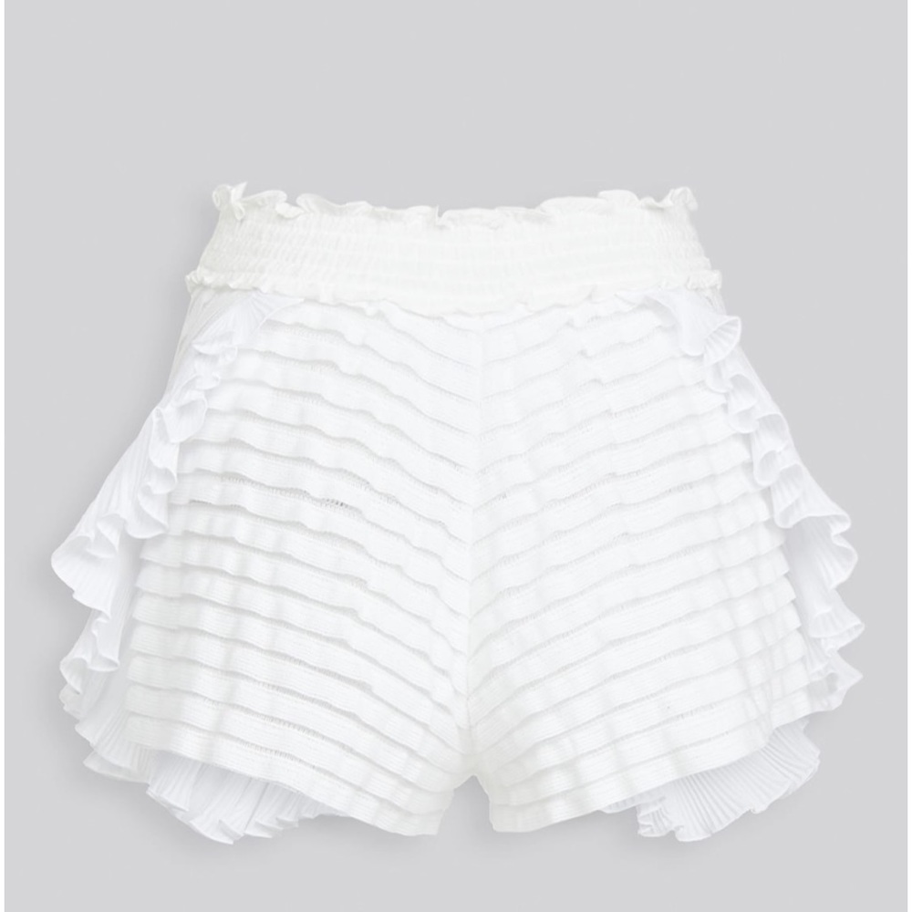 CHIO Knit Ruffle Shorts - Picture 2 of 2